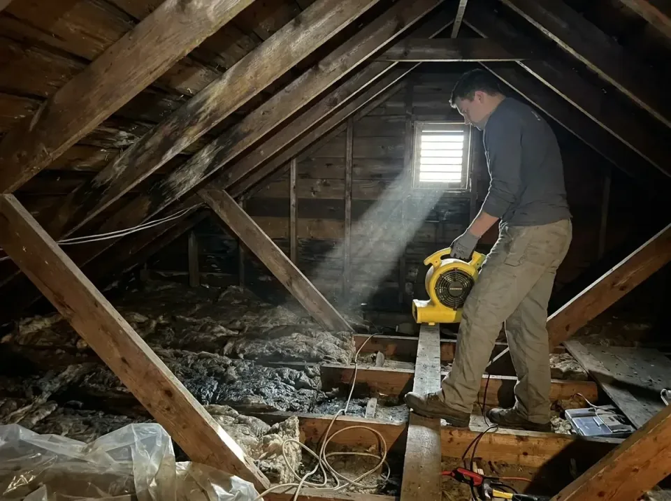 attic-water-damage-drying-proc-007 — frequently asked questions, Emergency Water Extraction & 24/7 Flood Response in Ellswor…